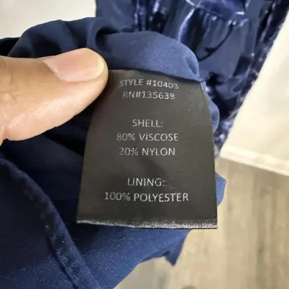 Anthropologie Hutch Short Sleeve Velvet Burnout Wrap Floral Maxi Dress ZOLA - XL - Picture 15 of 15